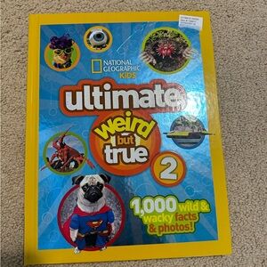 National Geographic Kids Ultimate Weird But True Book - Yellow and Blue